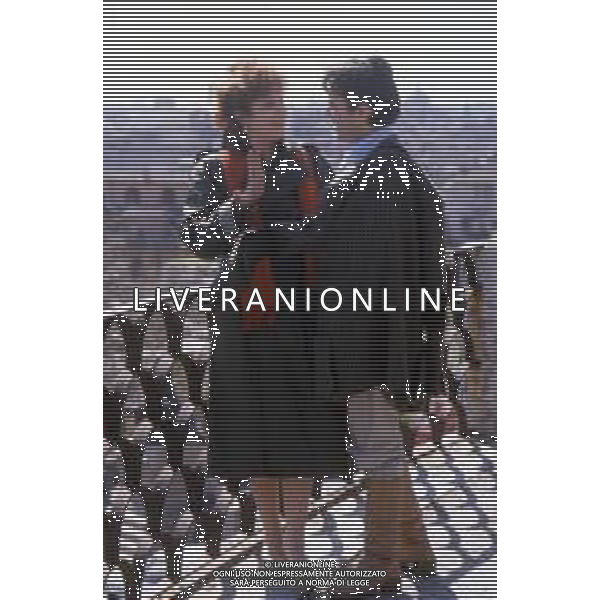 DIAP- RETROSPETTIVA ANDREA FERREOL ATTRICE FRANCESE NELLA FOTO ANDREA FERREOL CON LEOPOLDO MASTELLONI NELL\'ANNO 1978 AGENZIA ALDO LIVERANI SAS
