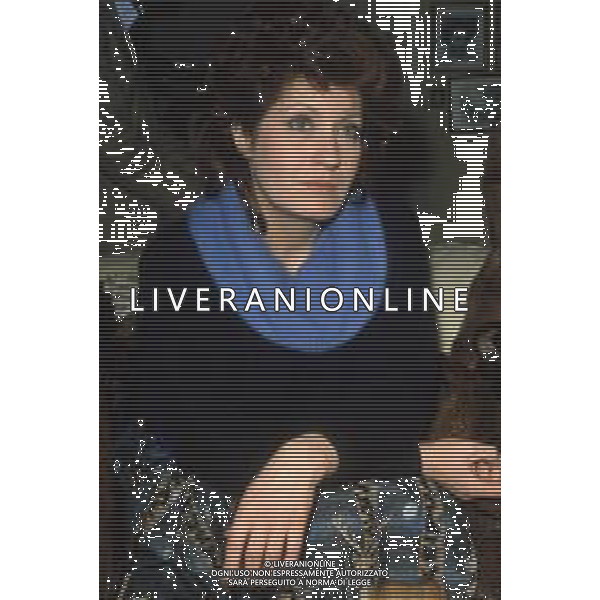 DIAP- RETROSPETTIVA ANDREA FERREOL ATTRICE FRANCESE NELLA FOTO ANDREA FERREOL NELL\'ANNO 1983 AGENZIA ALDO LIVERANI SAS
