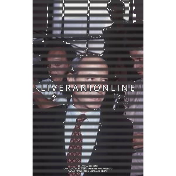 DIAP-RETROSPETTIVA ROBERTO ROSONE BANCHIERE NELLA FOTO ROBERTO ROSONE DIRETTORE GENERALE BANCO AMBROSIANO IN TRIBUNALE A MILANO NELL\'ANNO 1984 AG ALDO LIVERANI SAS