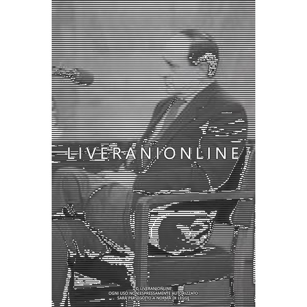 NEG-RETROSPETTIVA ROBERTO ROSONE BANCHIERE NELLA FOTO ROBERTO ROSONE DIRETTORE GENERALE BANCO AMBROSIANO IN TRIBUNALE A MILANO NELL\'ANNO 1984 AG ALDO LIVERANI SAS 