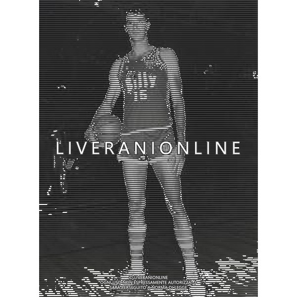 ST-RETROSPETTIVA JOHN GIANELLI BASKET NELLA FOTO JOHN GIANELLI CON LA MAGLIA DELLA BILLY MILANO BASKET AG ALDO LIVERANI SAS