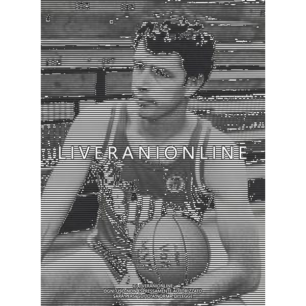 ST-RETROSPETTIVA JOHN GIANELLI BASKET NELLA FOTO JOHN GIANELLI CON LA MAGLIA DELLA BILLY MILANO BASKET AG ALDO LIVERANI SAS