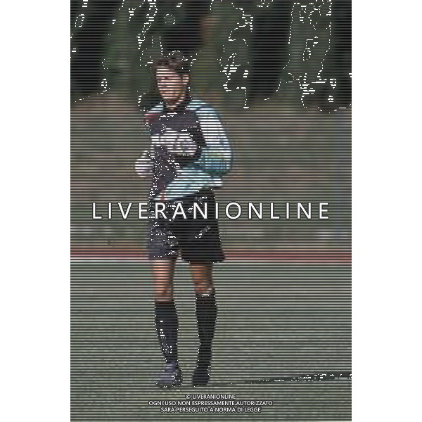 DIAP- RETROSPETTIVA CARLO CUDICINI CALCIATORE DI RUOLO PORTIERE NELLA FOTO CARLO CUDICINI CON LA MAGLIA DEL MILAN CALCIO NELL\'ANNO 1992-1993 DURANTE L’ALLENAMENTO AG ALDO LIVERANI SAS