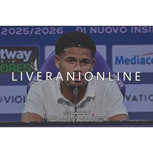 TVLS - Presentazione nuovo acquisto Fiorentina Simon Sohm, Viola Park Firenze 13.08.2025 nella foto Simon Sohm ©TVLS Lisa Guglielmi / Agenzia Aldo Liverani Sas- AGENZIA ALDO LIVERANI SAS