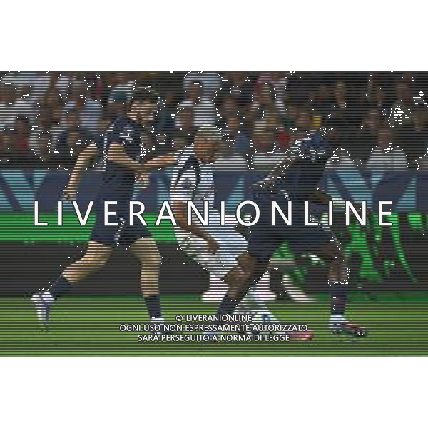 TVRG Paris Saint-Germain vs Tottenham Hotspur nella foto Richarlison de Andrade (Tottenham Hotspur) tra Khvicha Kvaratskhelia (Paris Saint-Germain) e Willian Pacho (Paris Saint-Germain) Udine (ITA) 13-08-2025 Bluenergy Stadium - Stadio Friuli TVRG Paris Saint-Germain vs Tottenham Hotspur Finale UEFA SuperCup foto Roberto Garavaglia/Agenzia Aldo Liverani sas