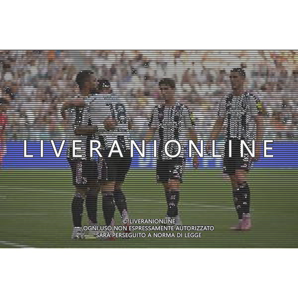Torino 13.08.2025 Allianz Stadium @Manuela Viganti /Ag. Aldo Liverani sas 13.08.2025 Juventus vs Juventus Next Gen Amichevole Pre Campionato 2025/2026 Nella foto: esultanza juventus dopo il gol di douglas luiz ©Viganti - AGENZIA ALDO LIVERANI SAS