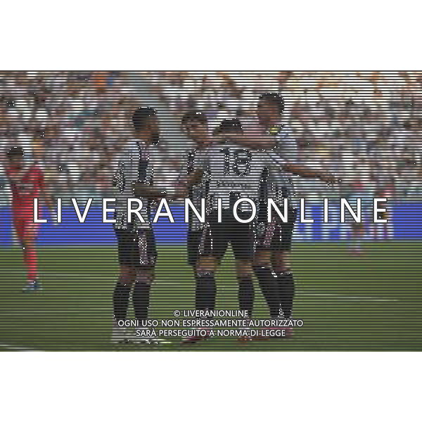Torino 13.08.2025 Allianz Stadium @Manuela Viganti /Ag. Aldo Liverani sas 13.08.2025 Juventus vs Juventus Next Gen Amichevole Pre Campionato 2025/2026 Nella foto: esultanza juventus dopo il gol di douglas luiz ©Viganti - AGENZIA ALDO LIVERANI SAS