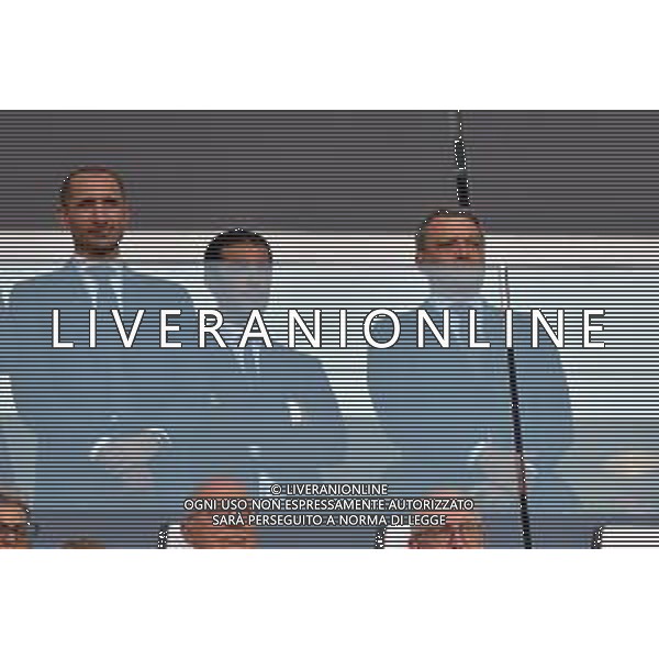 Torino 13.08.2025 Allianz Stadium @Manuela Viganti /Ag. Aldo Liverani sas 13.08.2025 Juventus vs Juventus Next Gen Amichevole Pre Campionato 2025/2026 Nella foto: giorgio chiellini director of football strategy, francois modesto direttore tecnico juventus e damien comolli direttore generale ©Viganti - AGENZIA ALDO LIVERANI SAS