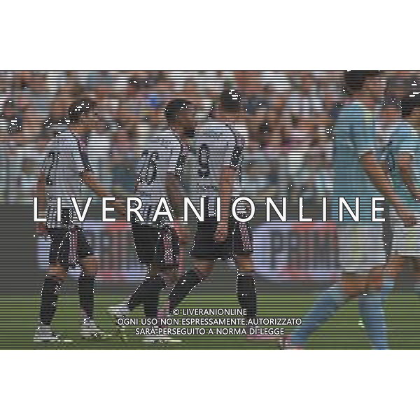 Torino 13.08.2025 Allianz Stadium @Manuela Viganti /Ag. Aldo Liverani sas 13.08.2025 Juventus vs Juventus Next Gen Amichevole Pre Campionato 2025/2026 Nella foto: esultanza juventus dopo il gol di dusan vlahovic ©Viganti - AGENZIA ALDO LIVERANI SAS