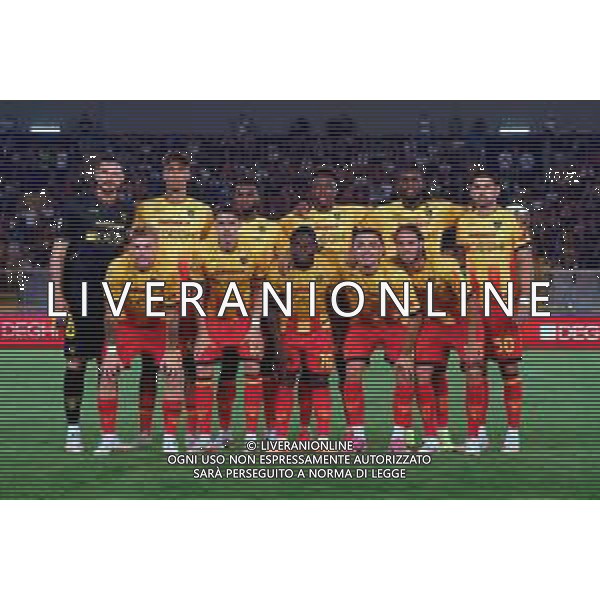 TVEM August 15, 2025 Lecce, Italy - US Lecce vs SS Juve Stabia - Coppa Italia round of 32 match 2025/26 - Via Del Mare Stadium. In the pic: US Lecce team line up - formazione ©TVEM Emmanuele Mastrodonato - AGENZIA ALDO LIVERANI SAS