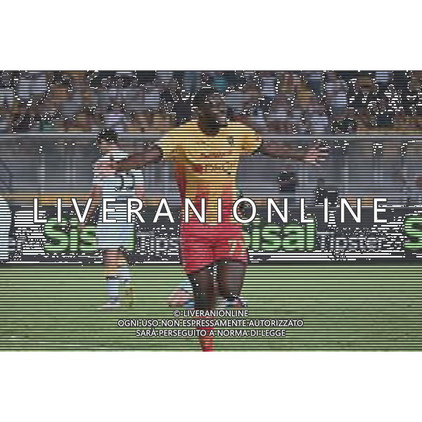 TVPG Lecce vs Juve Stabia nella foto Kaba Mohamed ( Us Lecce) esulta dopo la rete Lecce (ITA) 15-08-2025 Stadio “E. Giardiniero” Via del Mare - Trentaduesimi di finale Coppa Italia Frecciarossa 2025/26 ©TVPG Pasquale Golia - AGENZIA ALDO LIVERANI SAS