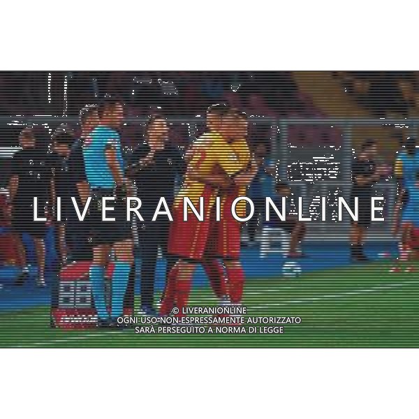 TVEM August 15, 2025 Lecce, Italy - US Lecce vs SS Juve Stabia - Coppa Italia round of 32 match 2025/26 - Via Del Mare Stadium. In the pic: Nikola Krstovic of US Lecce and Francesco Camarda of US Lecce ©TVEM Emmanuele Mastrodonato - AGENZIA ALDO LIVERANI SAS