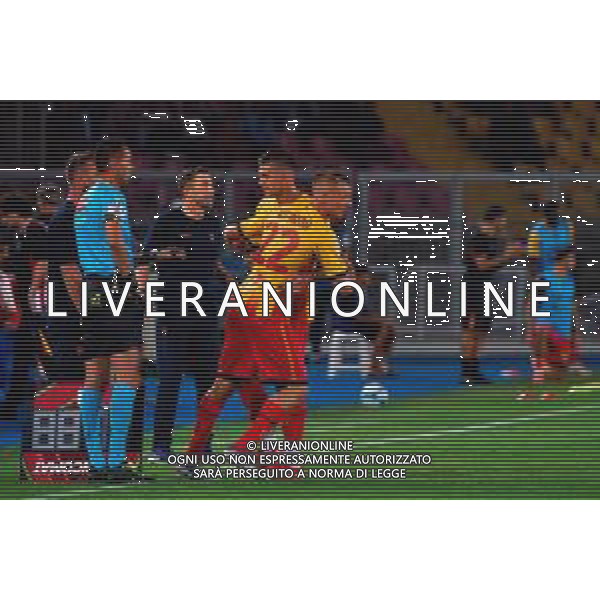 TVEM August 15, 2025 Lecce, Italy - US Lecce vs SS Juve Stabia - Coppa Italia round of 32 match 2025/26 - Via Del Mare Stadium. In the pic: Nikola Krstovic of US Lecce and Francesco Camarda of US Lecce ©TVEM Emmanuele Mastrodonato - AGENZIA ALDO LIVERANI SAS
