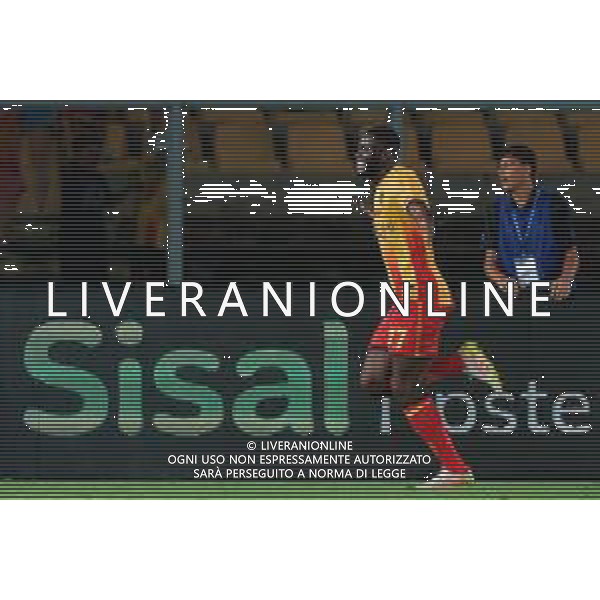 TVEM August 15, 2025 Lecce, Italy - US Lecce vs SS Juve Stabia - Coppa Italia round of 32 match 2025/26 - Via Del Mare Stadium. In the pic: Mohamed Kaba of US Lecce celebrates after scoring a goal ©TVEM Emmanuele Mastrodonato - AGENZIA ALDO LIVERANI SAS
