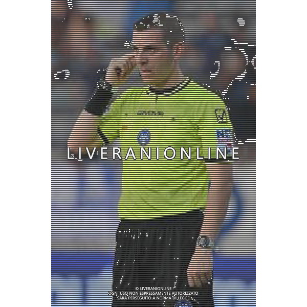 TVRG Empoli vs Reggiana nella foto l\'arbitro Andrea Calzavara di Varese Empoli (FI) 15-08-2025 Stadio Carlo Castellani - Computer Gross Arena Empoli vs Reggiana - trentaduesimi di finale Coppa Italia Frecciarossa foto Roberto Garavaglia/Agenzia Aldo Liverani sas