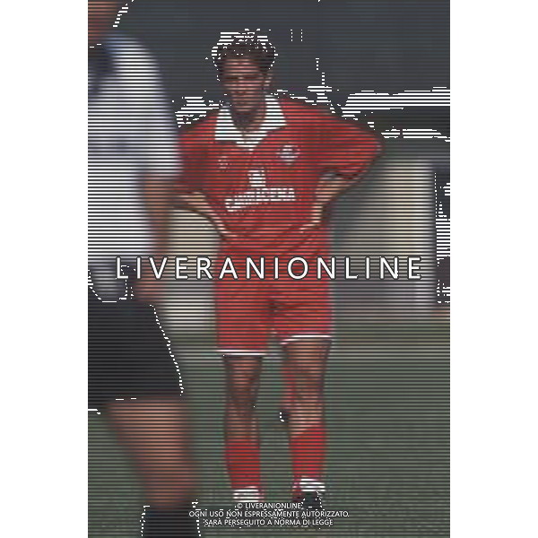 DIAP-RETROSPETTIVA PASQUALE LUISO CALCIATORE NELLA FOTO PASQUALE LUISO CON LA MAGLIA DEL PIACENZA CALCIO AG ALDO LIVERANI SAS