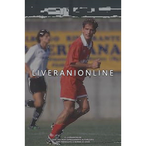 DIAP-RETROSPETTIVA PASQUALE LUISO CALCIATORE NELLA FOTO PASQUALE LUISO CON LA MAGLIA DEL PIACENZA CALCIO AG ALDO LIVERANI SAS