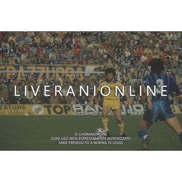 DIAP-RETROSPETTIVA PASQUALE CASALE CALCIATORE NELLA FOTO PASQUALE CASALE CON LA MAGLIA DEL PISA CALCIO AG ALDO LIVERANI SAS