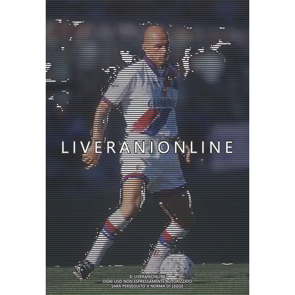 DIAP-RETROSPETTIVA MAURO BONOMI CALCIATORE NELLA FOTO MAURO BONOMI CON LA MAGLIA DEL BOLOGNA CALCIO AG ALDO LIVERANI SAS