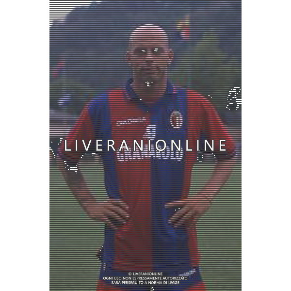DIAP-RETROSPETTIVA MAURO BONOMI CALCIATORE NELLA FOTO MAURO BONOMI CON LA MAGLIA DEL BOLOGNA CALCIO AG ALDO LIVERANI SAS