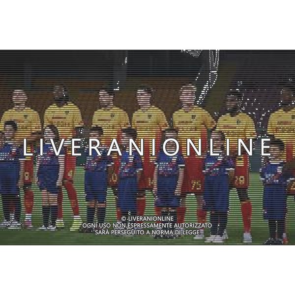 TVPG Lecce vs Juve Stabia nella foto sa sinistra Nikola Kristovic, Kiolanda Gaspar, Santiago Pierotti, Thorir Johann Helgason, Balthazar Jean Pierret, Lassana Coulibaly e Kouassi Christ-Owen (Lecce ) Lecce (ITA) 15-08-2025 Stadio “E. Giardiniero” Via del Mare - Trentaduesimi di finale Coppa Italia Frecciarossa 2025/26 FOTO PASQUALE GOLIA-AG ALDO LIVERANI SAS