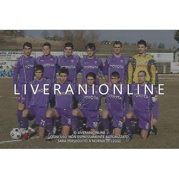 Coppa Carnevale Torneo di Viareggio 14/02/2006 Fiorentina - Partizan primavera nella foto la formazione della fiorentina ph gianni nucci/agenzia aldo liverani