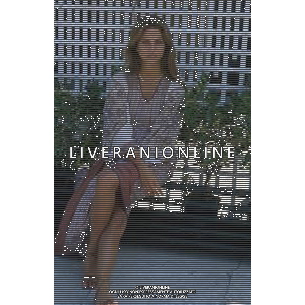 DIAP-RETROSPETTIVA ANTONELLA 9INTERLENGH ATTRICE NELLA FOTO ANTONELLA INTERLENGHI A VENEZIA NELL\'ANNO 1981 AG ALDO LIVERANI SAS