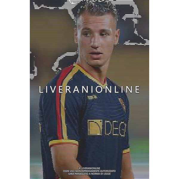TVEM August 15, 2025 Lecce, Italy - US Lecce vs SS Juve Stabia - Coppa Italia round of 32 match 2025/26 - Via Del Mare Stadium. In the pic: Francesco Camarda of US Lecce FOTO EMMANUELE MASTRODONATO-AG ALDO LIVERANI SAS