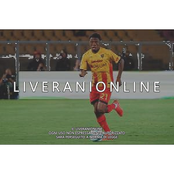 TVEM August 15, 2025 Lecce, Italy - US Lecce vs SS Juve Stabia - Coppa Italia round of 32 match 2025/26 - Via Del Mare Stadium. In the pic: Owen Kouassi of US Lecce FOTO EMMANUELE MASTRODONATO-AG ALDO LIVERANI SAS