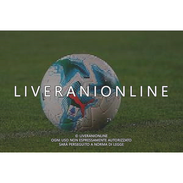 TVEM August 15, 2025 Lecce, Italy - US Lecce vs SS Juve Stabia - Coppa Italia round of 32 match 2025/26 - Via Del Mare Stadium. In the pic: PUMA ORBITA Serie A, official Ball Serie A 2025 - 2026 FOTO EMMANUELE MASTRODONATO-AG ALDO LIVERANI SAS