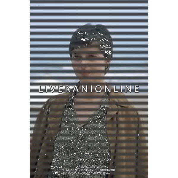 DIAP-RETROSPETTIVA ISABELLA ROSSELLINI ATTRICE NELLA FOTO ISABELLA ROSSELLINI A VENEZIA NELL\'ANNO 1981 AG ALDO LIVERANI SAS