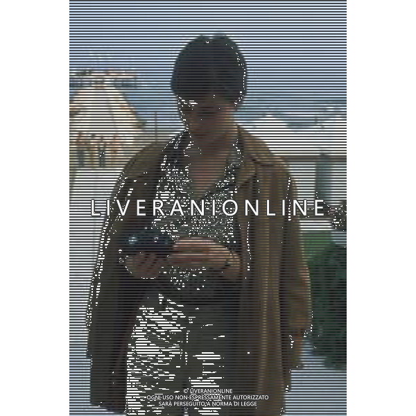 DIAP-RETROSPETTIVA ISABELLA ROSSELLINI ATTRICE NELLA FOTO ISABELLA ROSSELLINI A VENEZIA NELL\'ANNO 1981 AG ALDO LIVERANI SAS