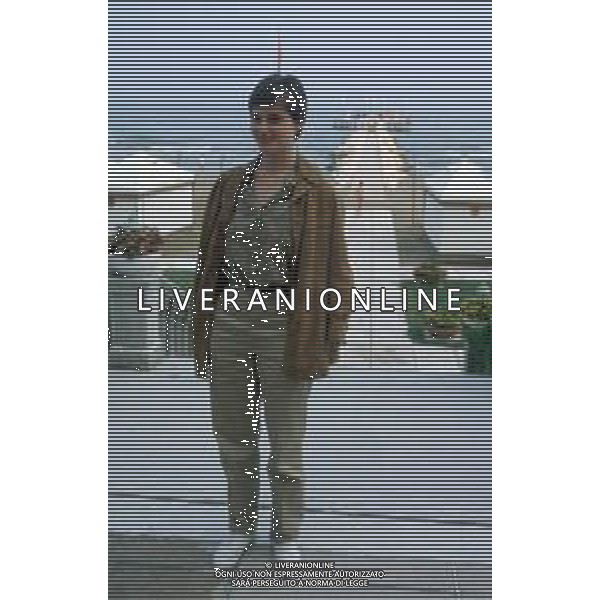 DIAP-RETROSPETTIVA ISABELLA ROSSELLINI ATTRICE NELLA FOTO ISABELLA ROSSELLINI A VENEZIA NELL\'ANNO 1981 AG ALDO LIVERANI SAS