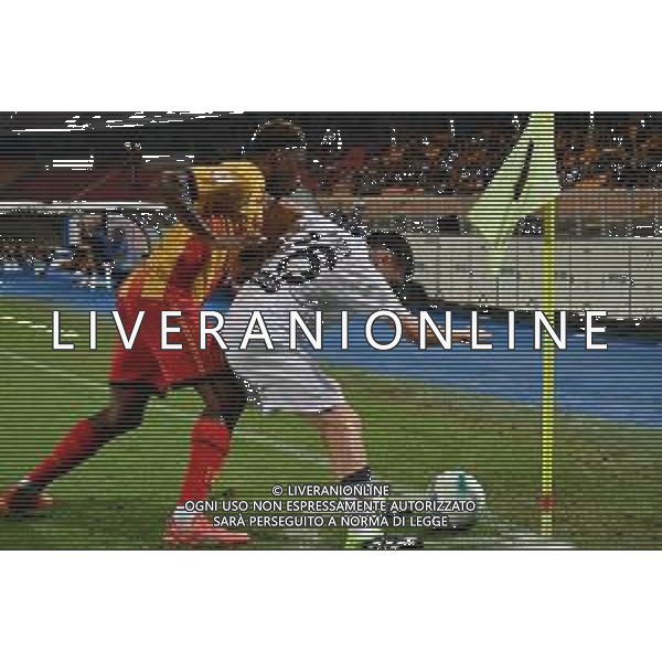 TVPG Lecce vs Juve Stabia nella foto Kouassi Christ-Owen ( Us Lecce) a contrasto con Signorini Alessandro (SS Juve Stabia) Lecce (ITA) 15-08-2025 Stadio “E. Giardiniero” Via del Mare - Trentaduesimi di finale Coppa Italia Frecciarossa 2025/26 ©TVPG Pasquale Golia - AGENZIA ALDO LIVERANI SAS
