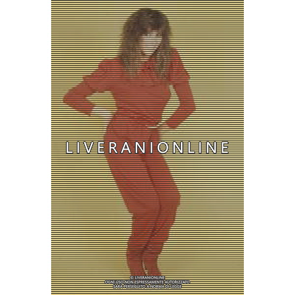 DIAP-RETROSPETTIVA MARINA OCCHIENA CANTANTE NELLA FOTO MARINA OCCHIENA NELL\'ANNO 1982 A MILANO AG ALDO LIVERANI SAS