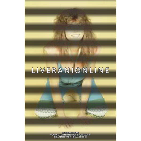 DIAP-RETROSPETTIVA MARINA OCCHIENA CANTANTE NELLA FOTO MARINA OCCHIENA NELL\'ANNO 1982 A MILANO AG ALDO LIVERANI SAS