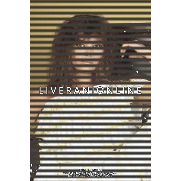 DIAP-RETROSPETTIVA MARINA OCCHIENA CANTANTE NELLA FOTO MARINA OCCHIENA NELL\'ANNO 1982 A MILANO AG ALDO LIVERANI SAS