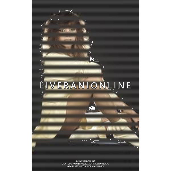 DIAP-RETROSPETTIVA MARINA OCCHIENA CANTANTE NELLA FOTO MARINA OCCHIENA NELL\'ANNO 1982 A MILANO AG ALDO LIVERANI SAS