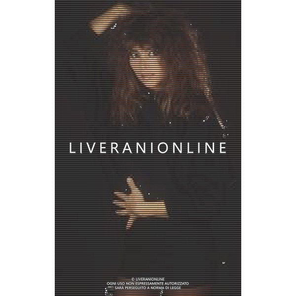 DIAP-RETROSPETTIVA MARINA OCCHIENA CANTANTE NELLA FOTO MARINA OCCHIENA NELL\'ANNO 1982 A MILANO AG ALDO LIVERANI SAS