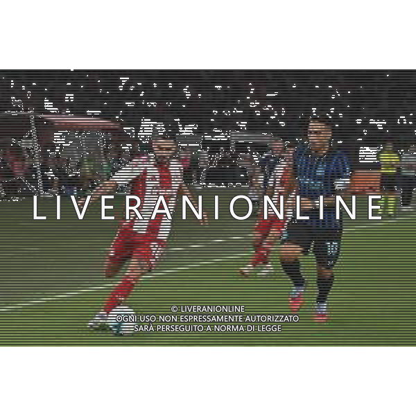Amichevole 2025-2026 Stadio San Nicola Bari Inter vs Olympiacos Pireo Nella foto: Remy Cabella e Lautaro Martinez Foto Andrea Rosito @Agenzia Liverani Sas ©Andrea Rosito - AGENZIA ALDO LIVERANI SAS