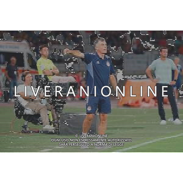 TVEM August 16, 2025 Bari, Italy - FC Inter vs Olympiacos FC - friendly match - San Nicola Stadium. In the pic: coach José Luis Mendilibar of Olympiakos FC ©TVEM Emmanuele Mastrodonato - AGENZIA ALDO LIVERANI SAS