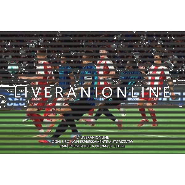 TVEM August 16, 2025 Bari, Italy - FC Inter vs Olympiacos FC - friendly match - San Nicola Stadium. In the pic: Marcus Thuram of FC Inter scores a goal of 2-0 ©TVEM Emmanuele Mastrodonato - AGENZIA ALDO LIVERANI SAS