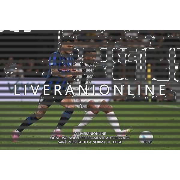 Atalanta vs Juventus nella foto Gianluca Scamacca (Atalanta) e Gleison Bremer (Juventus) Bergamo 16-08-2025 Stadio di Bergamo Atalanta vs Juventus - amichevole precampionato foto Roberto Garavaglia/Agenzia Aldo Liverani sas- AGENZIA ALDO LIVERANI SAS
