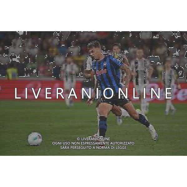 Atalanta vs Juventus nella foto Daniel Maldini (Atalanta) Bergamo 16-08-2025 Stadio di Bergamo Atalanta vs Juventus - amichevole precampionato foto Roberto Garavaglia/Agenzia Aldo Liverani sas- AGENZIA ALDO LIVERANI SAS