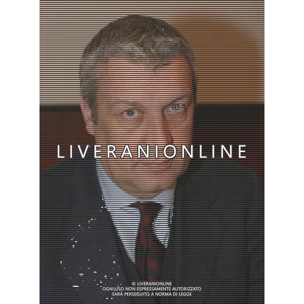 MILANO 14 FEBBRAIO 2006 PRESENTAZIONE DEL LIBRO \' CONQUISTA DI MASSIMO LIVI BACCI\' NELLA FOTO: DOMENICO SINISCALCO PH FRANKY/AG LIVERANI