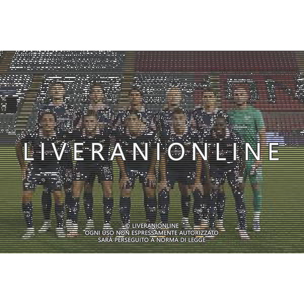 Cremonese team photo during US Cremonese vs Palermo FC, 32° leg of Coppa Italia Frecciarossa 2025-26 game at Giovanni Zini stadium in Cremona (CR), Italy, on Agust 16, 2025. (Photo by Davide Casentini)- AGENZIA ALDO LIVERANI SAS