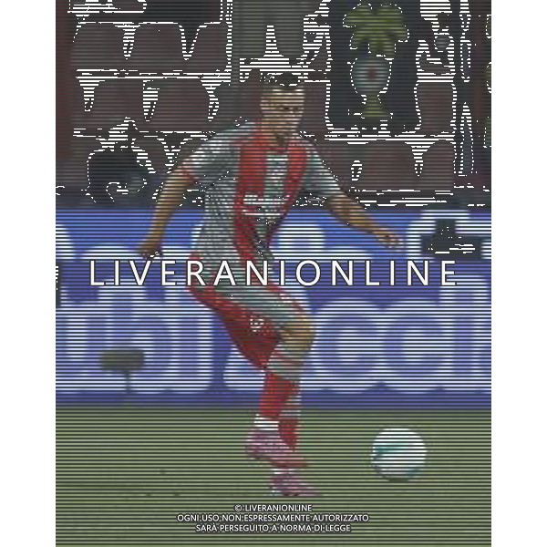 Filippo Terracciano of US Cremonese play the ball during US Cremonese vs Palermo FC, 32° leg of Coppa Italia Frecciarossa 2025-26 game at Giovanni Zini stadium in Cremona (CR), Italy, on Agust 16, 2025. (Photo by Davide Casentini)- AGENZIA ALDO LIVERANI SAS