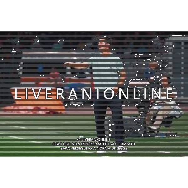TVEM August 16, 2025 Bari, Italy - FC Inter vs Olympiacos FC - friendly match - San Nicola Stadium. In the pic: coach Cristian Chivu of FC Inter FOTO EMMANUELE MASTRODONATO-AG ALDO LIVERANI SAS