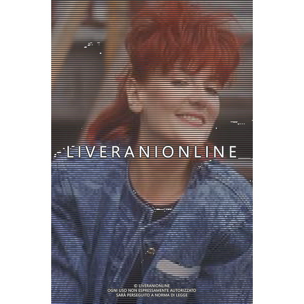 DIAP-RETROSPETTIVA DONATELLA RETTORE CANTANTE NELLA FOTO DONATELLA RETTORE A SAINT VINCENT NELL\'ANNO 1987 AG ALDO LIVERANI SAS