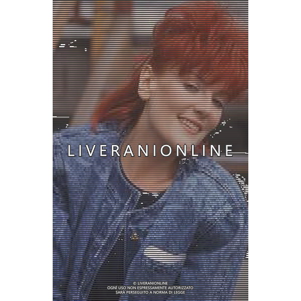 DIAP-RETROSPETTIVA DONATELLA RETTORE CANTANTE NELLA FOTO DONATELLA RETTORE A SAINT VINCENT NELL\'ANNO 1987 AG ALDO LIVERANI SAS
